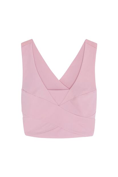 Sujetador deportivo crop (25,99 €), de OYSHO_SPORT.