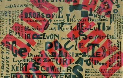 Un cartel de Kurt Schwitters y Theo Van Doesburg (1923).