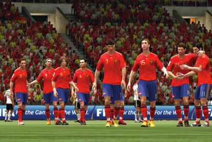 La 'furia roja' según el videojuego 'FIFA 2010', de Electronics Arts