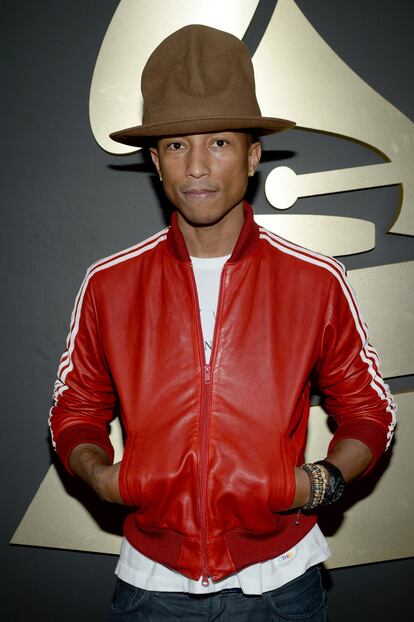 Pharrell Williams y su sombrero de Vivienne Westwood  fueron el look viral de la edición de 2014.