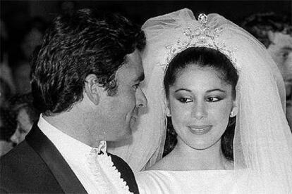 La boda de Isabel Pantoja con el torero Paquirri, el 30 de abril de 1983.