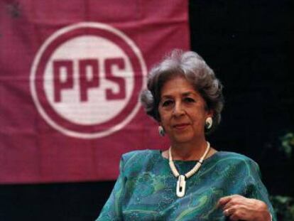 Muere Marcela Lombardo, una de las primeras aspirantes a la presidencia de México