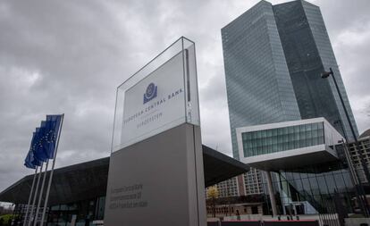 Sede del Banco Central Europeo en Francfort, Alemania. 