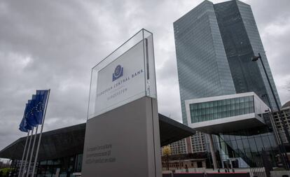 Sede del Banco Central Europeo en Francfort, Alemania.