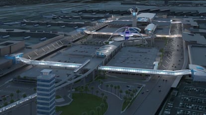 Maquetea del proyecto LAX Automated People Mover.