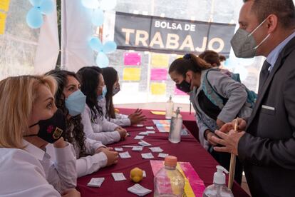 Feria de empleo en Iztacalco, Ciudad de México