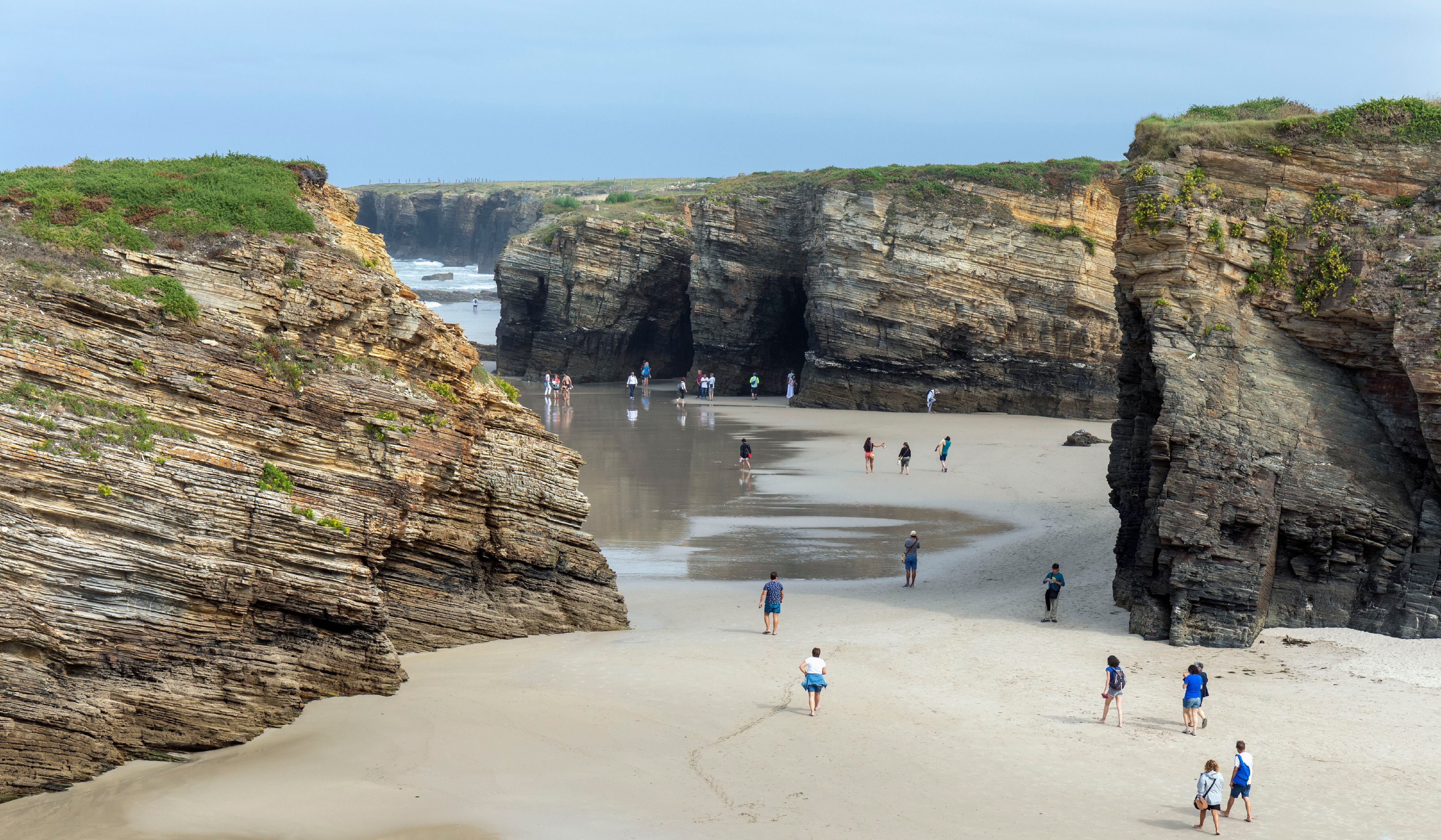 Playa de Las Catedrales, en Ribadeo (Lugo).