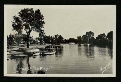 La Playa de Madrid, en una foto sin fechar.