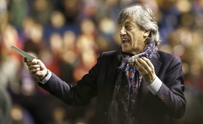 Enrique Martín, en el Osasuna-Alavés del sábado pasado.