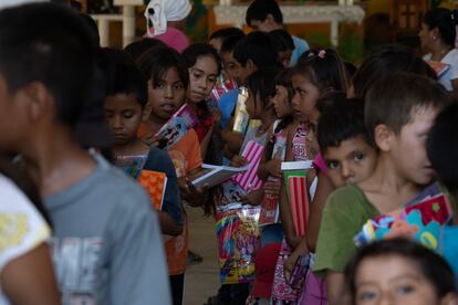 Inicio de curso en una escuela mexicana.