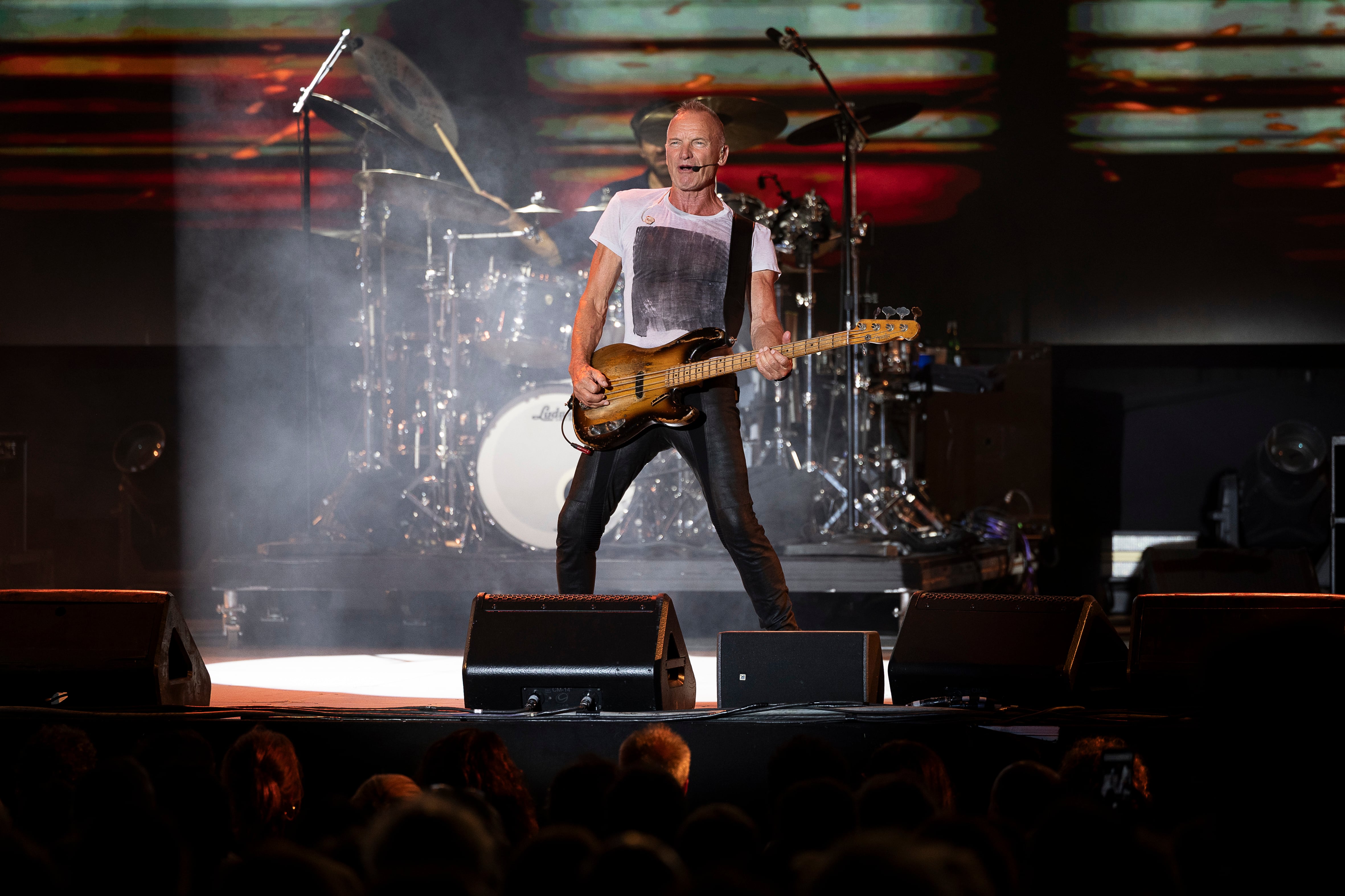 Concierto de Sting en el festival Les Nits Occident, en el Palau de Pedralbes de Barcelona.