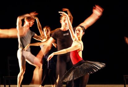 El Ballet de la Ópera Real de Suecia, hoy, en un momento del ensayo general.