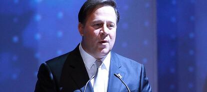 El presidente de Panamá, Juan Carlos Varela.