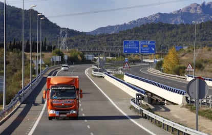 La autovía en su paso por Terrasasa.