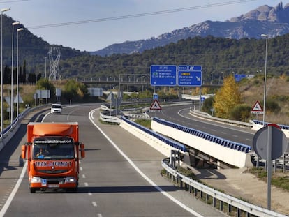 La autovía en su paso por Terrasasa.