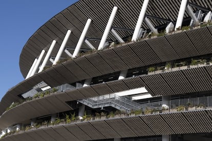 Autoridades responsáveis pela construção destacaram a ênfase ambiental e a aposta na natureza, presente no recinto.