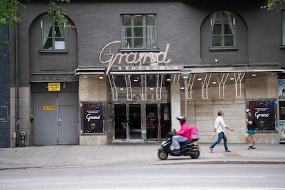 Imagen del Grand Cinema, ante el que fue asesinado Olof Palme, en Estocolmo.