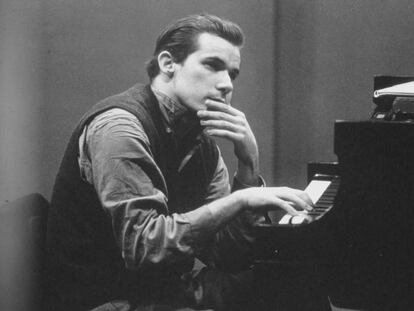 El pianista Glenn Gould. 