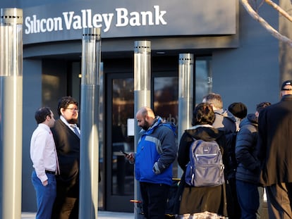 La sede central de Silicon Valley Bank en Santa Clara, California.