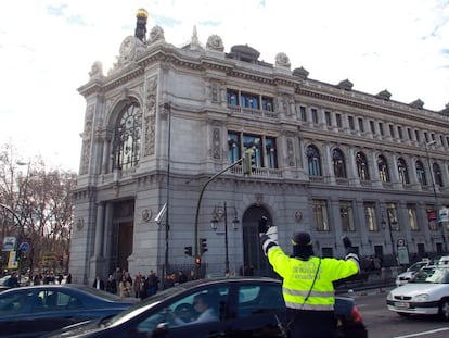 Sede principal del Banco de España, en la plaza de Cibeles de Madrid.