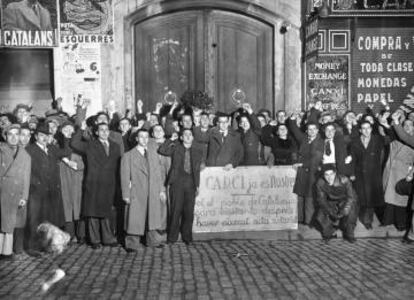 Els socis del CADCI van recuperar la seu dos anys després del Fets d'Octubre de 1934.
