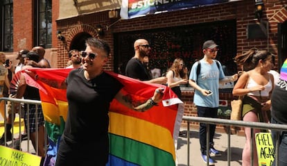 La celebración del movimiento en StoneWall Inn.