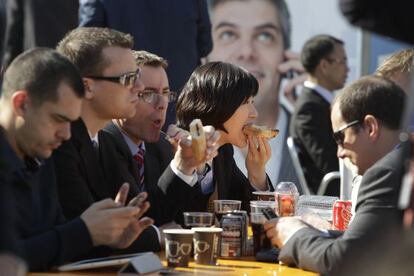 Más de 60.000 personas han pasado por el Mobile World Congress en Barcelona.