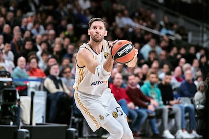 Rudy, con el Real Madrid en la Euroliga en 2023.