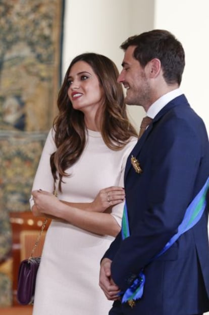 Iker Casillas y Sara Carbonero.