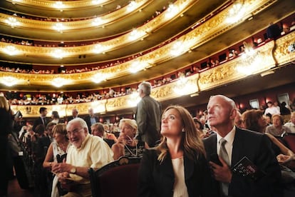 El Liceo de Barcelona durant un espectacle.