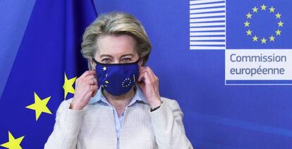 Ursula von der Leyen, presidenta de la Comisión Europea. 