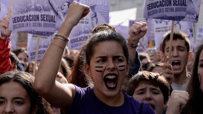 Manifestación en Madrid. 