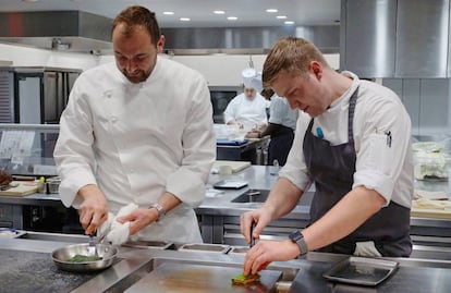 Daniel Humm, en la cocina de Eleven Madison Park.