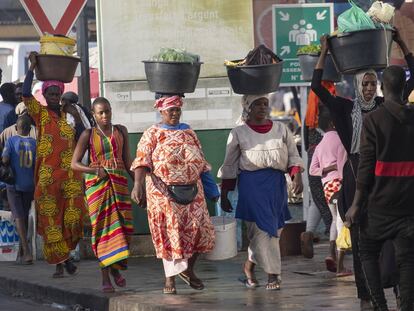 De paseo por los barrios de Diamaguène, HLM y Léona