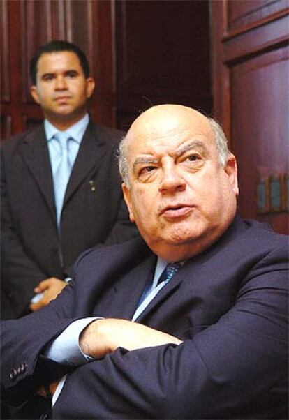 José Miguel Insulza, el pasado jueves en Santo Domingo.