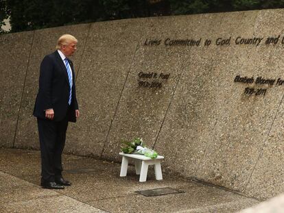 Trump visita este viernes la tumba de Gerald Ford