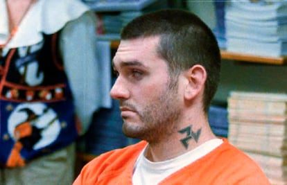 Daniel Lewis Lee, executado nesta terça-feira por um triplo assassinato, durante uma audiência em Arkansas, em 1997.