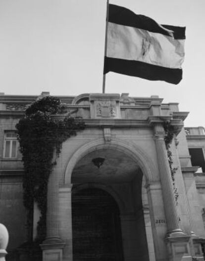 Fachada de la Embajada española en Washington en abril de 1939.