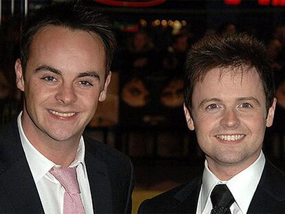 Anthony McPartlin y Declan Donnelly, presentadores de ITV.