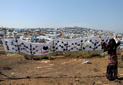 Campo de refugiados sirios en Atmeh, en Turquía, en una foto de 2020.