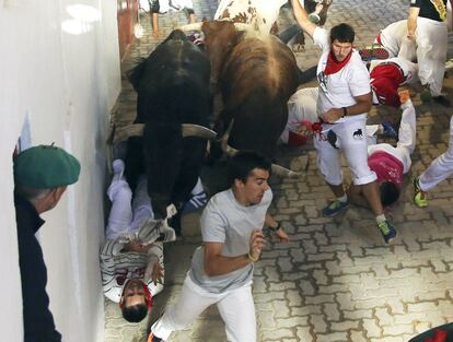 Los astados serán lidiados esta tarde a partir de las 18.30 horas por los diestros Sebastián Castella, Ivan Fandiño y Alejandro Talavante en la plaza de toros de Pamplona.