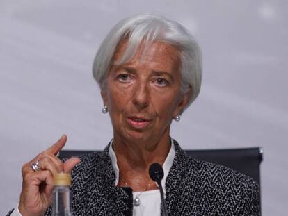 Christine Lagarde, directora gerente del FMI