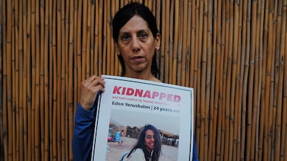 Last November, Shirit Yerushalmi held a sign with a picture of her daughter Eden.