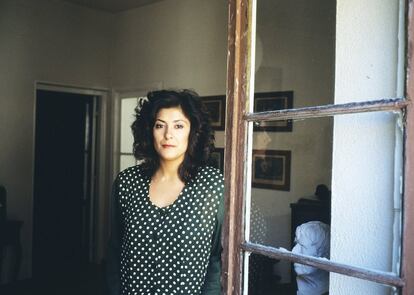 La escritora, retratada en Italia en junio de 1991.