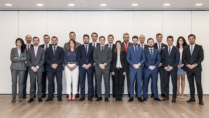 Un grupo de vendedores de OVB.