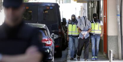 Detenci&oacute;n de un presunto yihadista en San Mart&iacute;n de la Vega (Madrid).