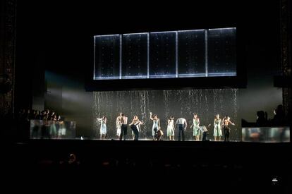 Un ensayo de la ópera 'Aquagranda in crescendo'.