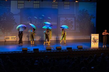 Actuación musical durante la gala.