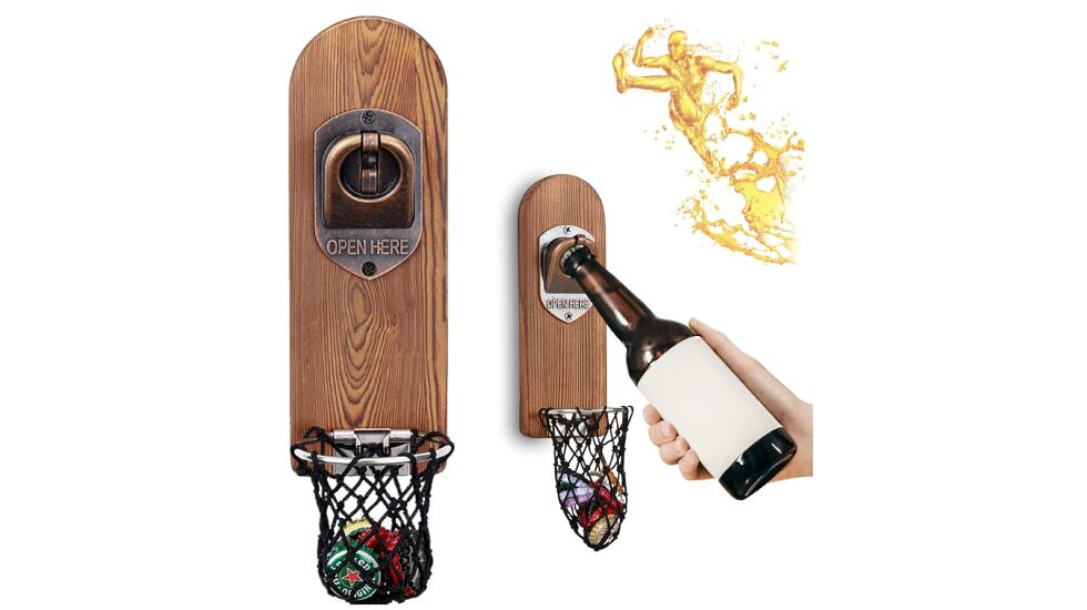 Abridor de pared con diseño original.