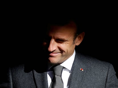 El presidente de Francia, Emmanuel Macron, en París, el pasado 19 de octubre.